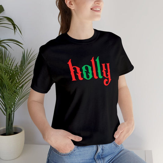 Holly Shirt, Christmas T-Shirt, Matching Holly Shirts, Gift For Him