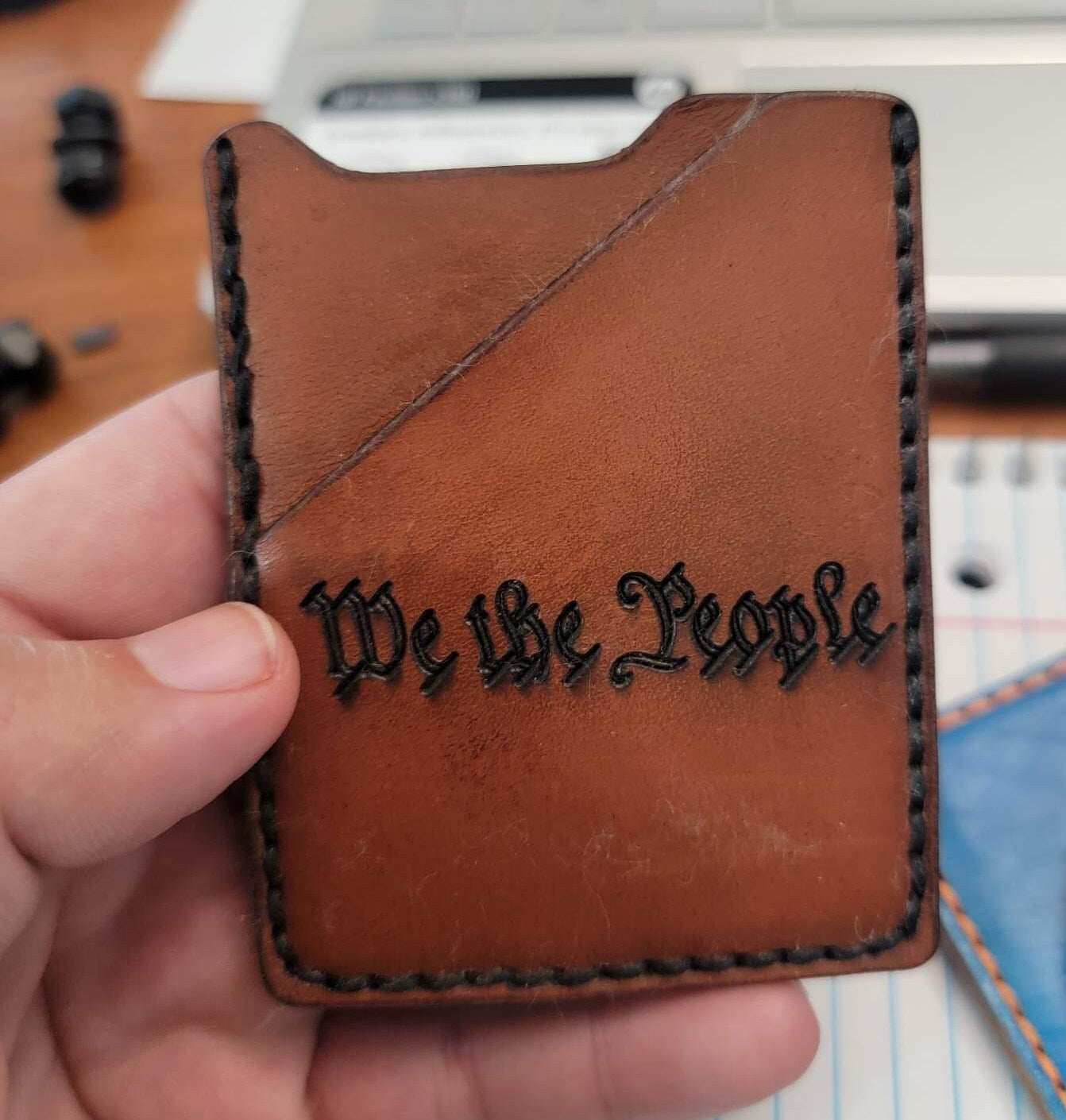 Minimalist Wallet - Distressed Flad
