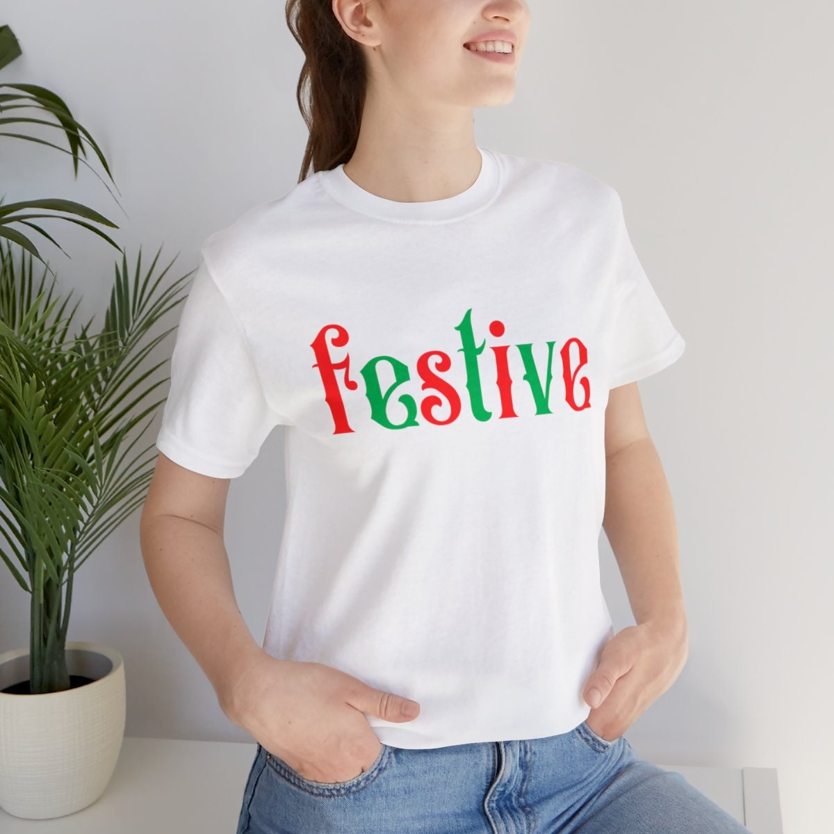 Festive Shirt, Christmas T-Shirt, Holiday Shirts, Gift For Her