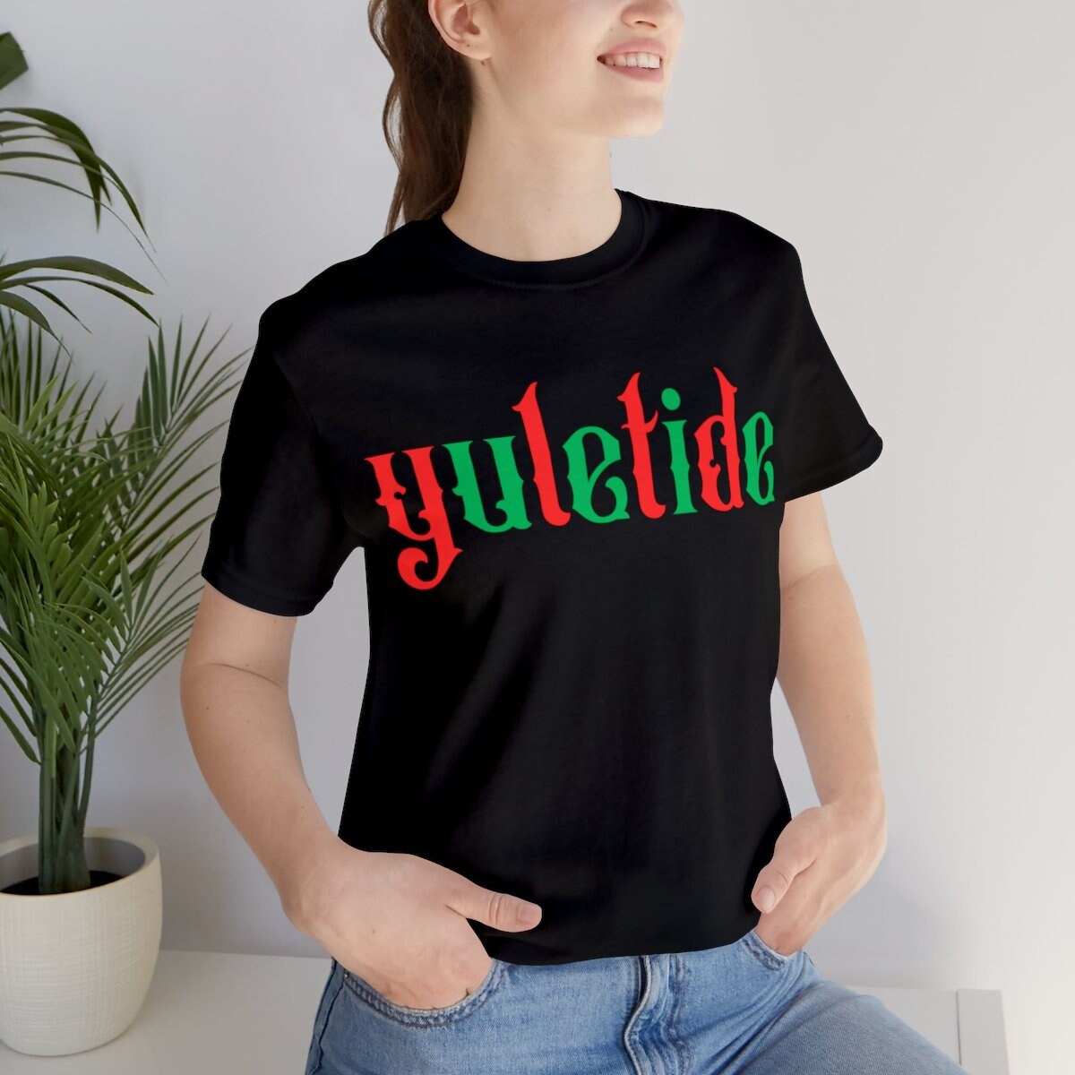 Yuletide Shirt, Christmas T-Shirt, Holiday T-Shirts, Matching Shirts, Gift For Her