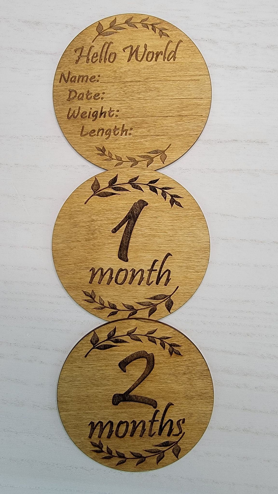 Baby Milestone Markers, Picture Props