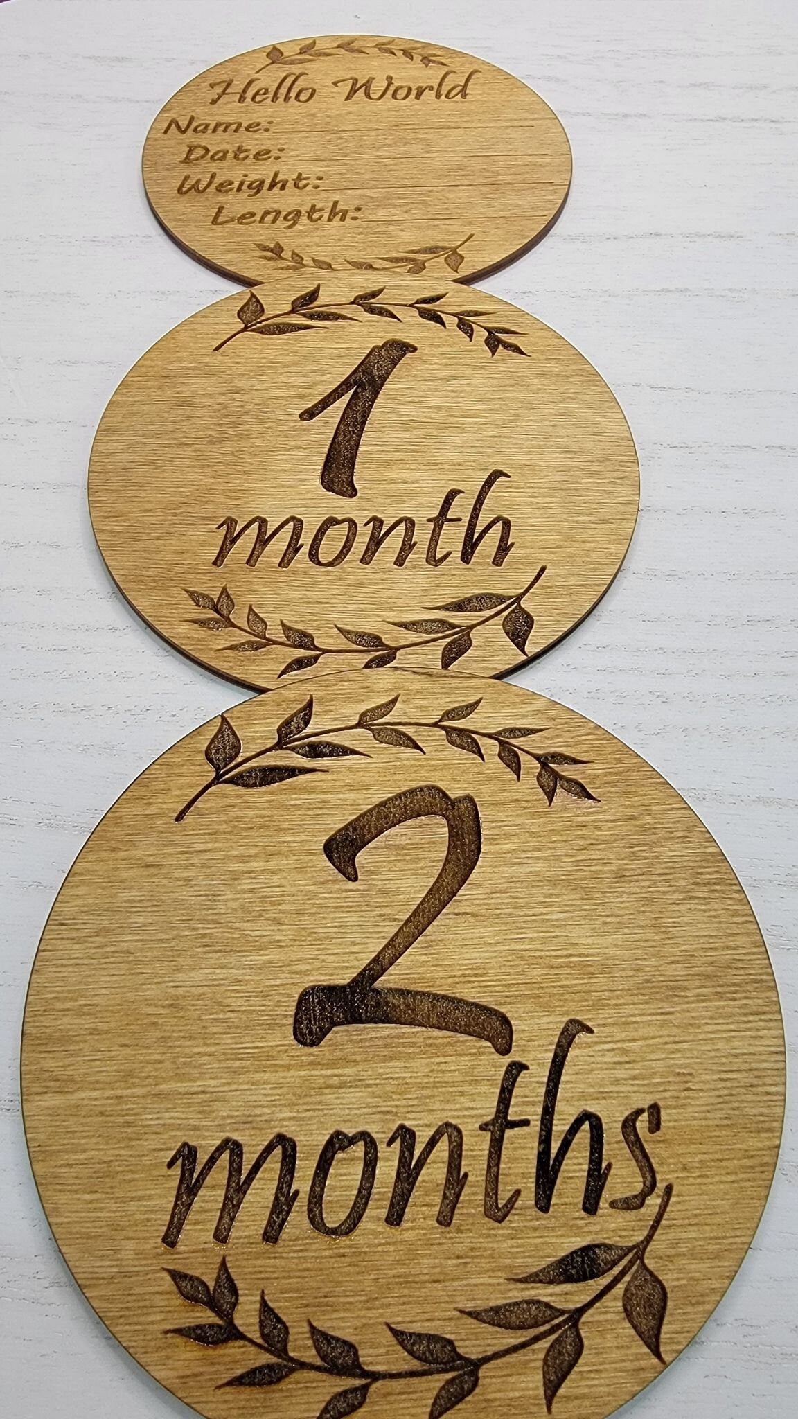 Baby Milestone Markers, Picture Props