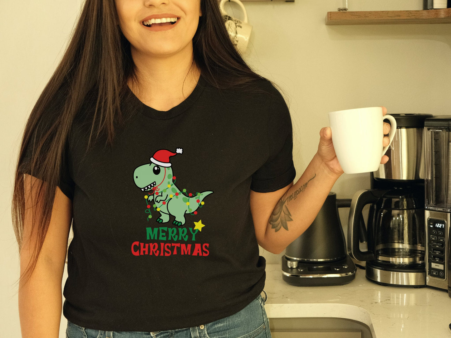 Dinosaur Christmas Shirt, Christmas Shirt for family, Christmas shirt, Shirts For Christmas, Cute Christmas, Holiday Tee