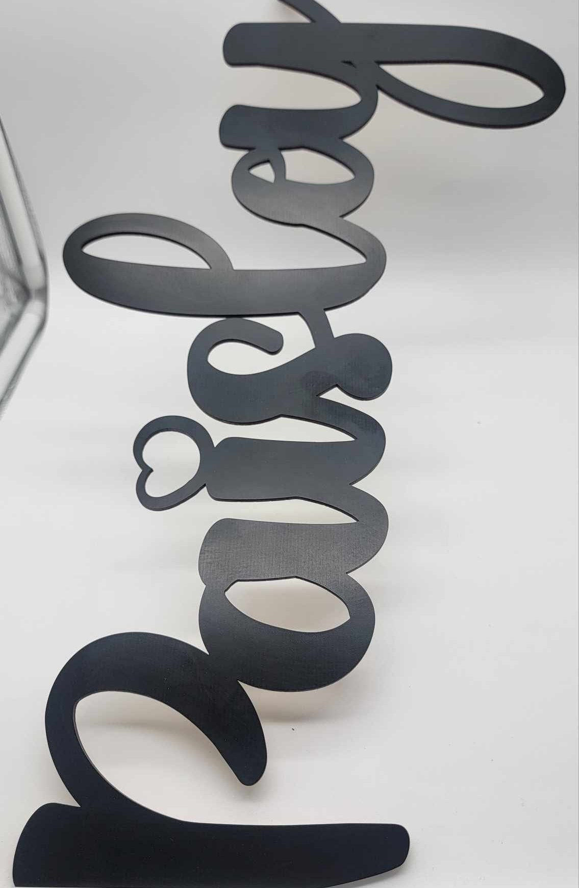 Wood Cut Out - Name Wood Sign - Custom Wood Sign - Bedroom Decor - Custom cut Name Sign - Word Cut Out - Wood Project