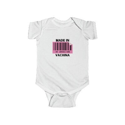 Made In Vachina,  Funny Onesie, Baby shirt, Baby One Piece Shirt, Funny Baby Shower Gift,Gag, Gift for baby, Funny baby shirt