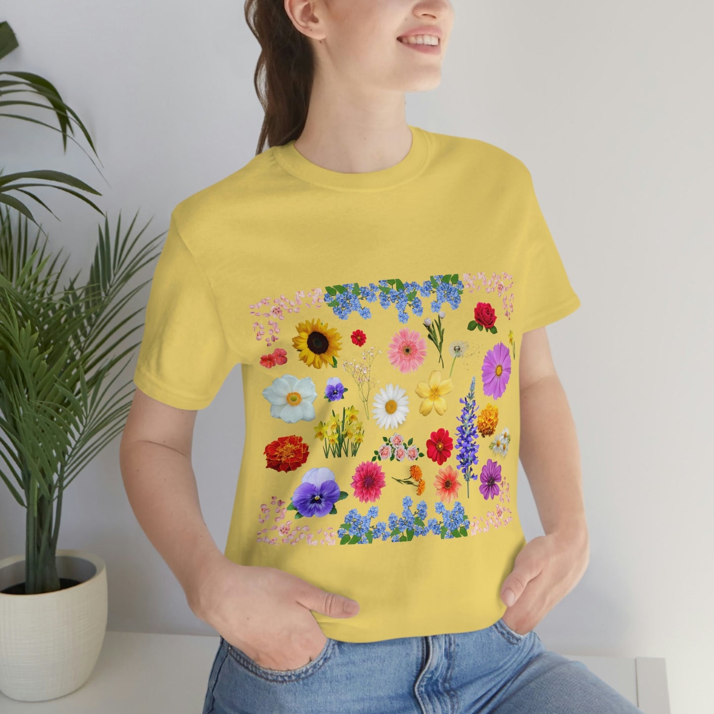 Wildflower Tshirt, Wild Flowers Shirt, Floral Tshirt, Flower Shirt, Gift for Women, Ladies Shirt