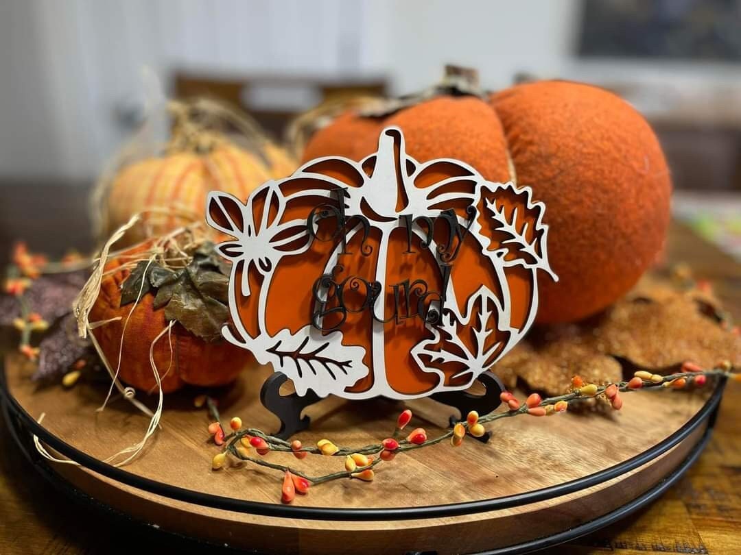 Oh My Gourd Sign, Counter top sign, Table top sign, desk sign, fall decorations, gift