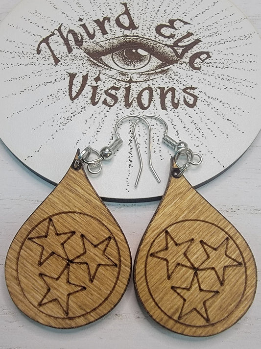 TriStar Tennessee Dangle Earrings