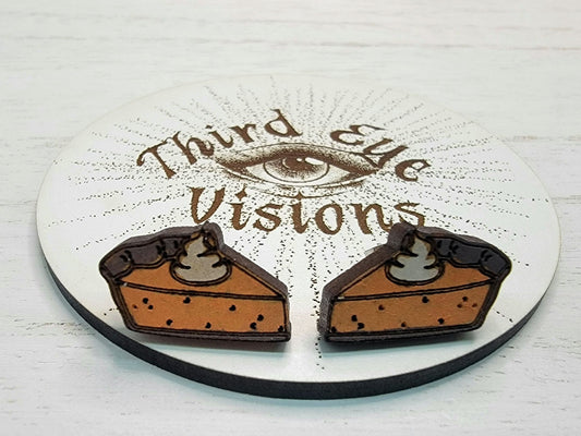 Pumpkin Pie, Sweet Potato Pie Stud Earrings