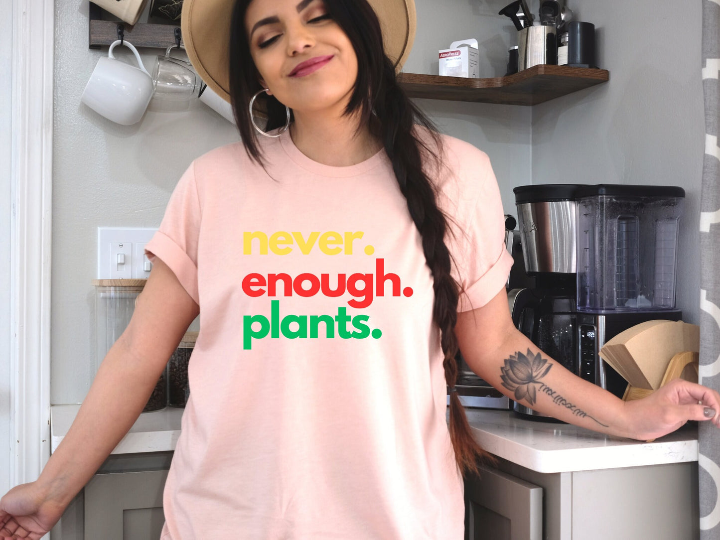 Plant Shirt, Plant Lover Gift, Plant Lover Shirt, Gardening Shirt, Plant T Shirt, Never Enough Plants Shirt, Gardening Gift