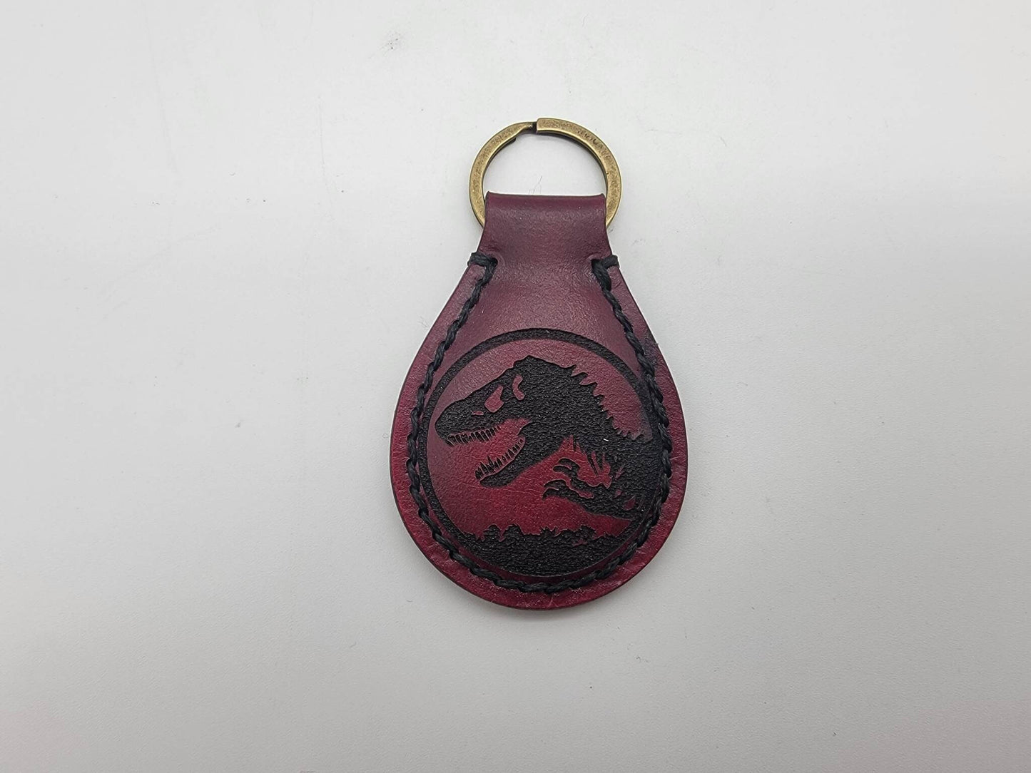 Jurassic Park Logo Keychain