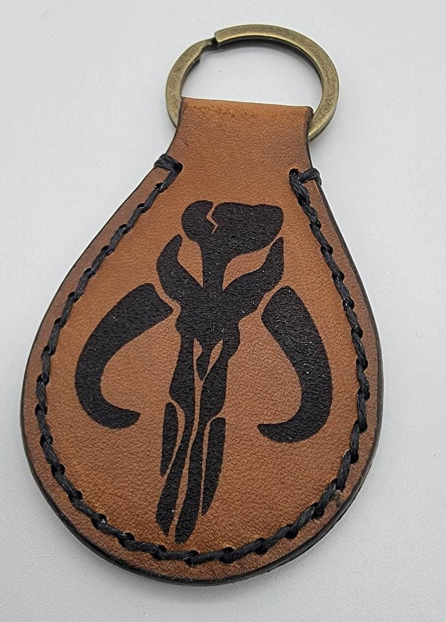 Mandalorian Mythosaur Skull Keychain