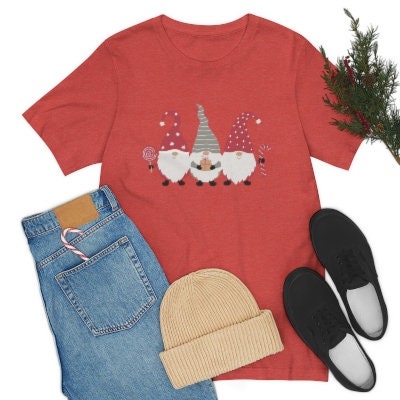 Gnome Christmas Shirt, Christmas Shirt for Women, Christmas shirt, Shirts For Christmas, Cute Christmas, Holiday Tee