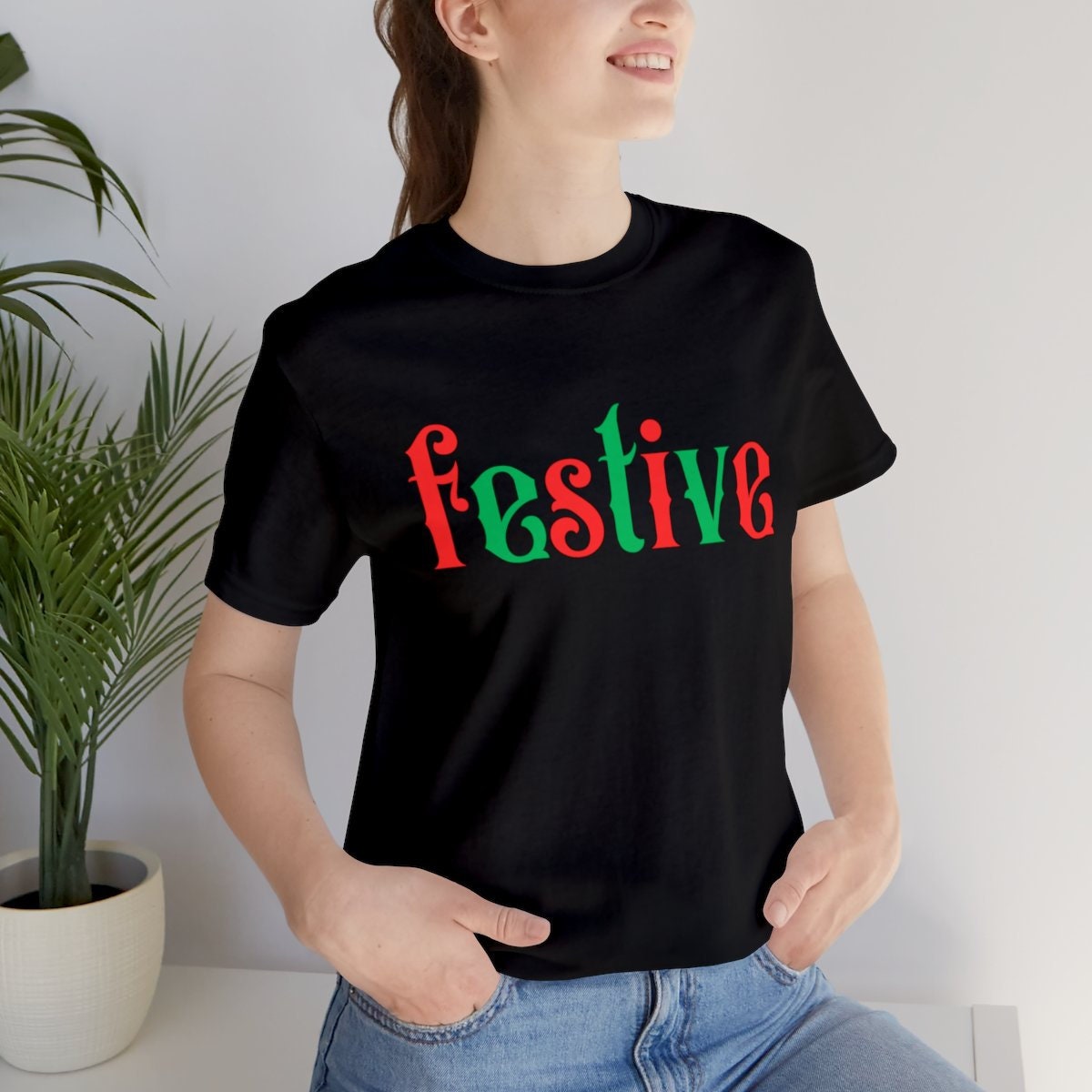 Festive Shirt, Christmas T-Shirt, Holiday Shirts, Gift For Her