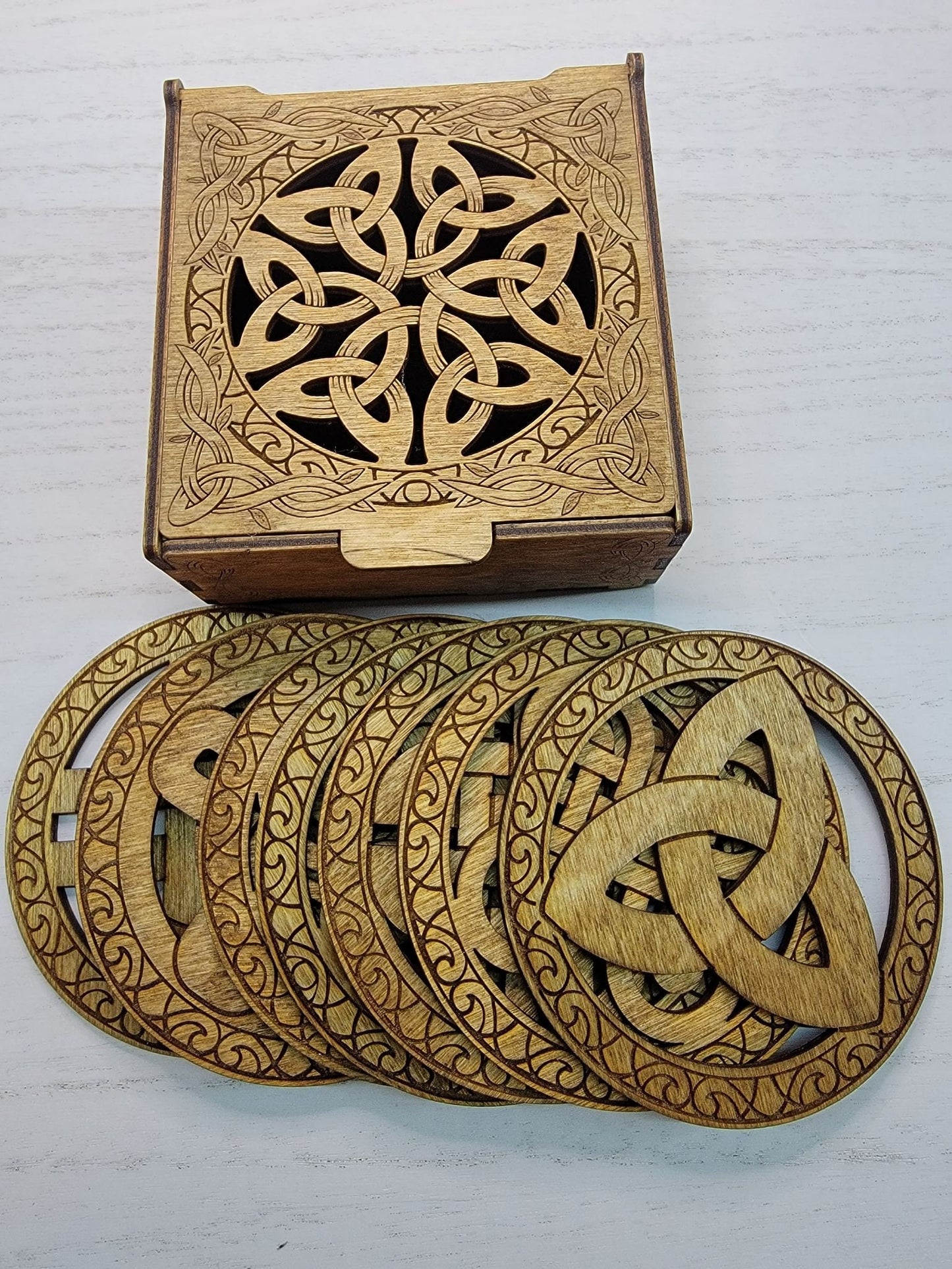 Celtic Coaster set, with box