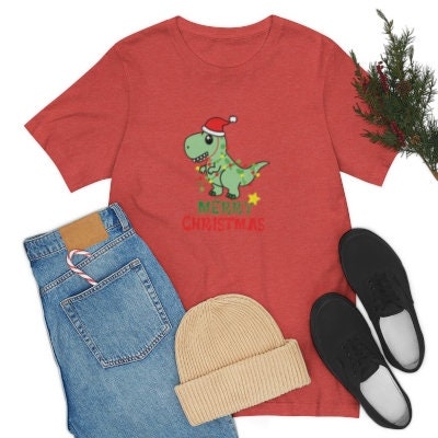 Dinosaur Christmas Shirt, Christmas Shirt for family, Christmas shirt, Shirts For Christmas, Cute Christmas, Holiday Tee