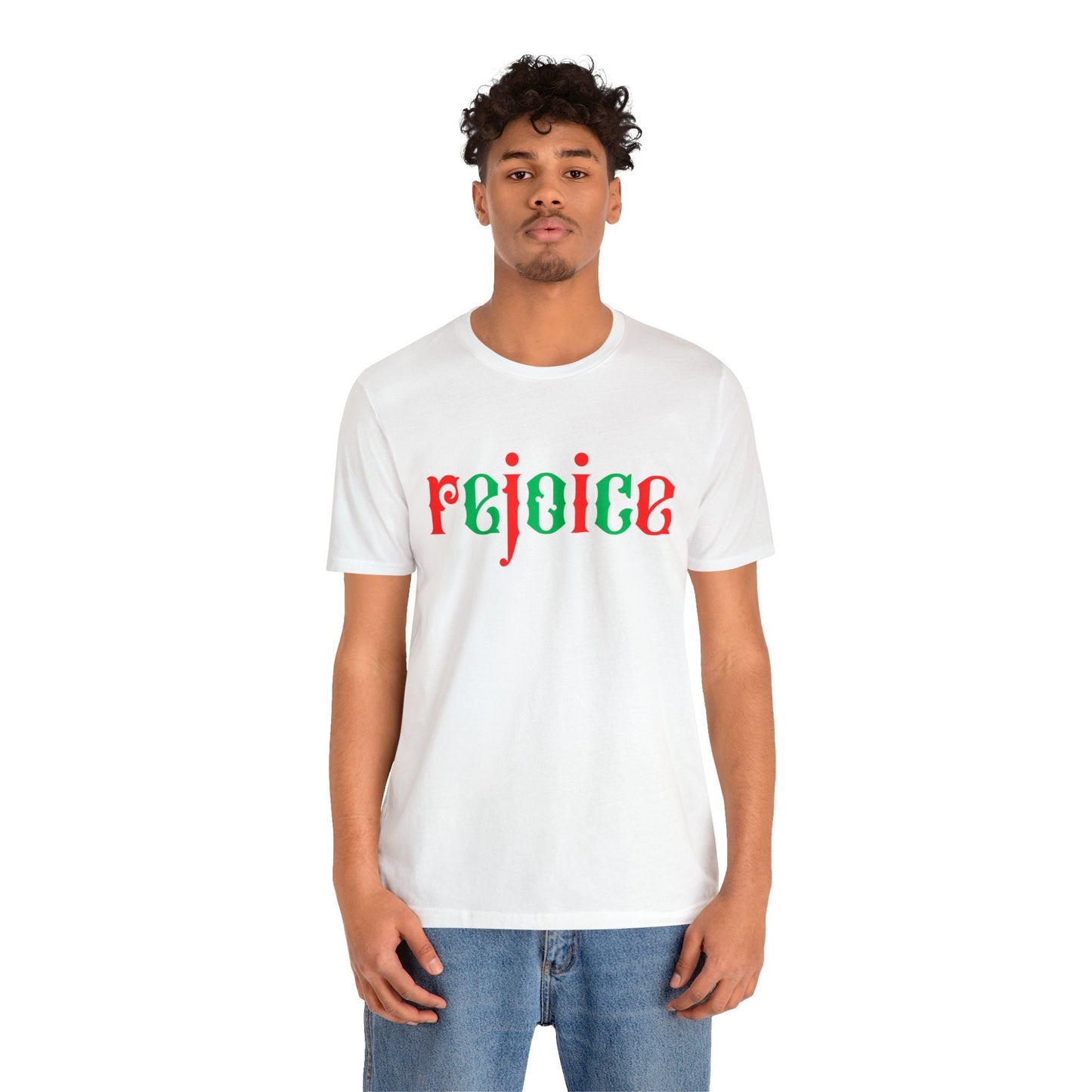 Rejoice Shirt, Christmas T-Shirt, Holiday T-Shirts, Matching Shirts, Gift For Her
