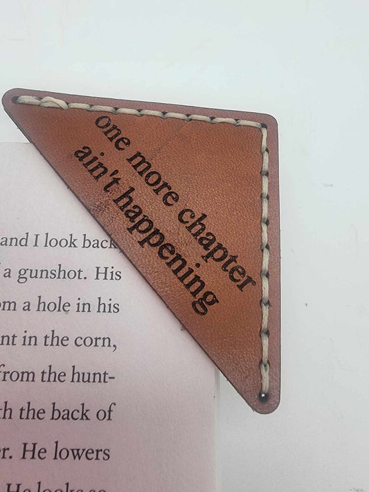 Bookmark, Leather Corner Bookmark, Book Lover Gift, Gift For Her