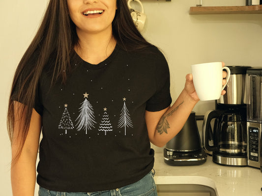 Christmas Tree Shirt, Christmas Shirts for Women, Christmas Tee, Christmas TShirt, Shirts For Christmas, Cute Christmas t-shirt, Holiday Tee