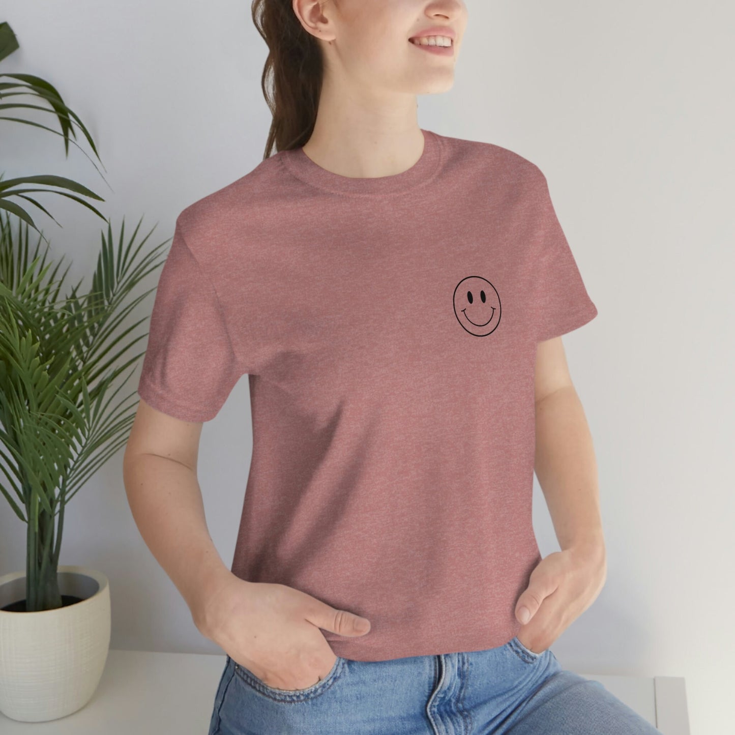 Smiley Face Tee, Smile Shirt, Happy T-Shirt, Smiley Face Shirt, Custom Shirt, Retro Smiley Face Shirt
