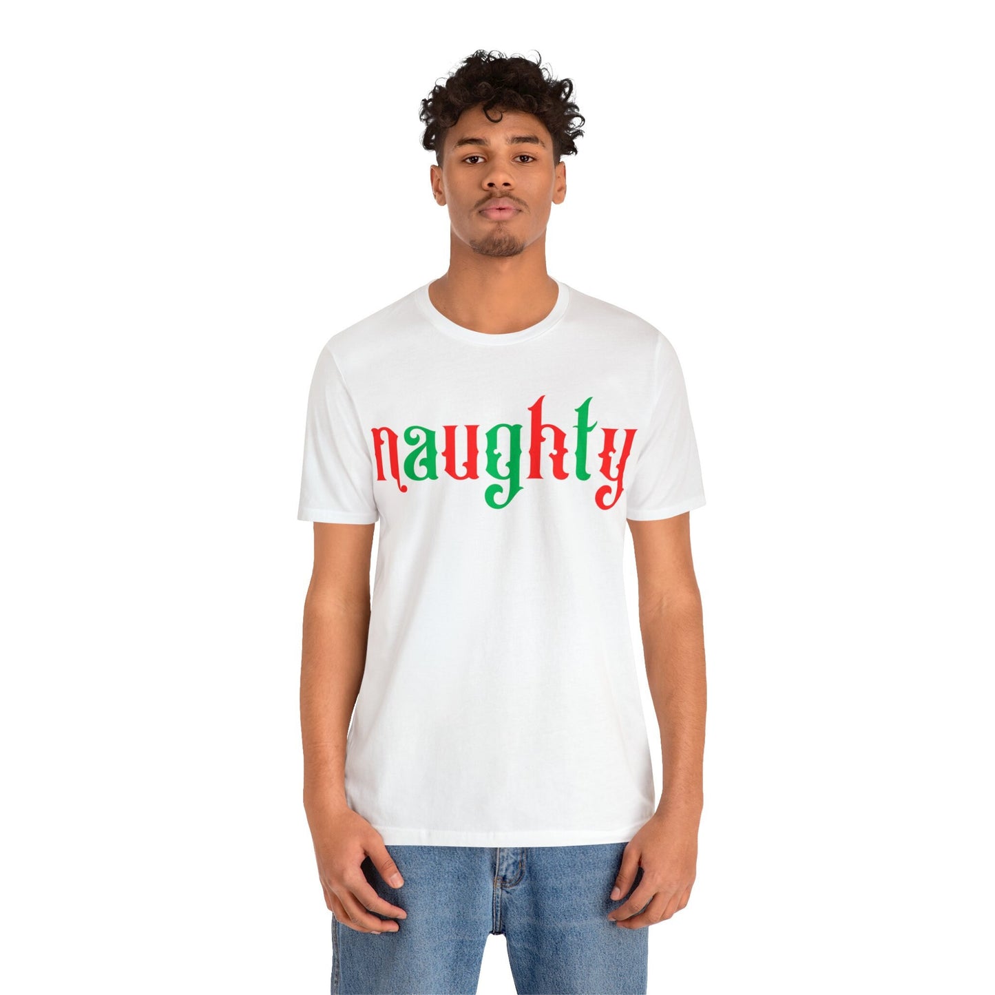 Naughty Shirt, Christmas T-Shirt, Holiday Naughty T-Shirts, Matching Shirts, Gift For Her