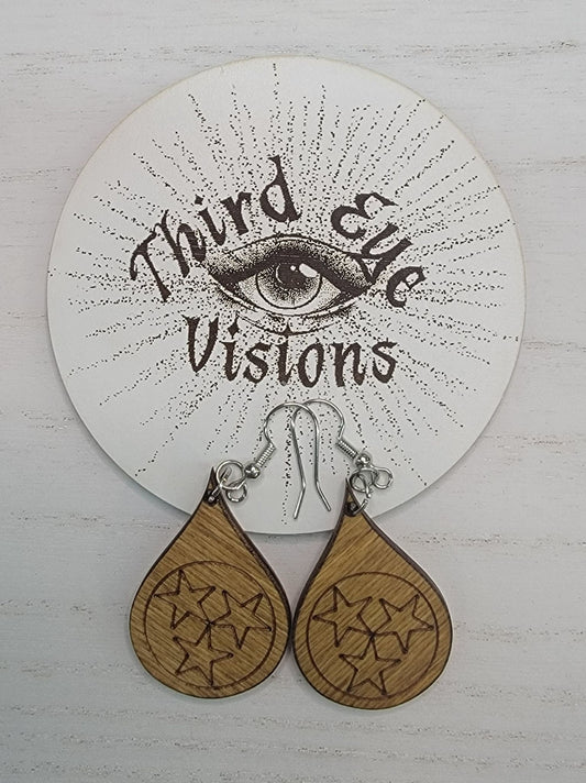 TriStar Tennessee Dangle Earrings