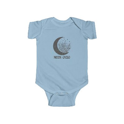 Moon Child Onesie, Baby Onesie, Baby Shower Gift, Hippie Gift, Gift For Baby, Baby's First Birthday, Cute Baby Clothing, Shirt For Baby