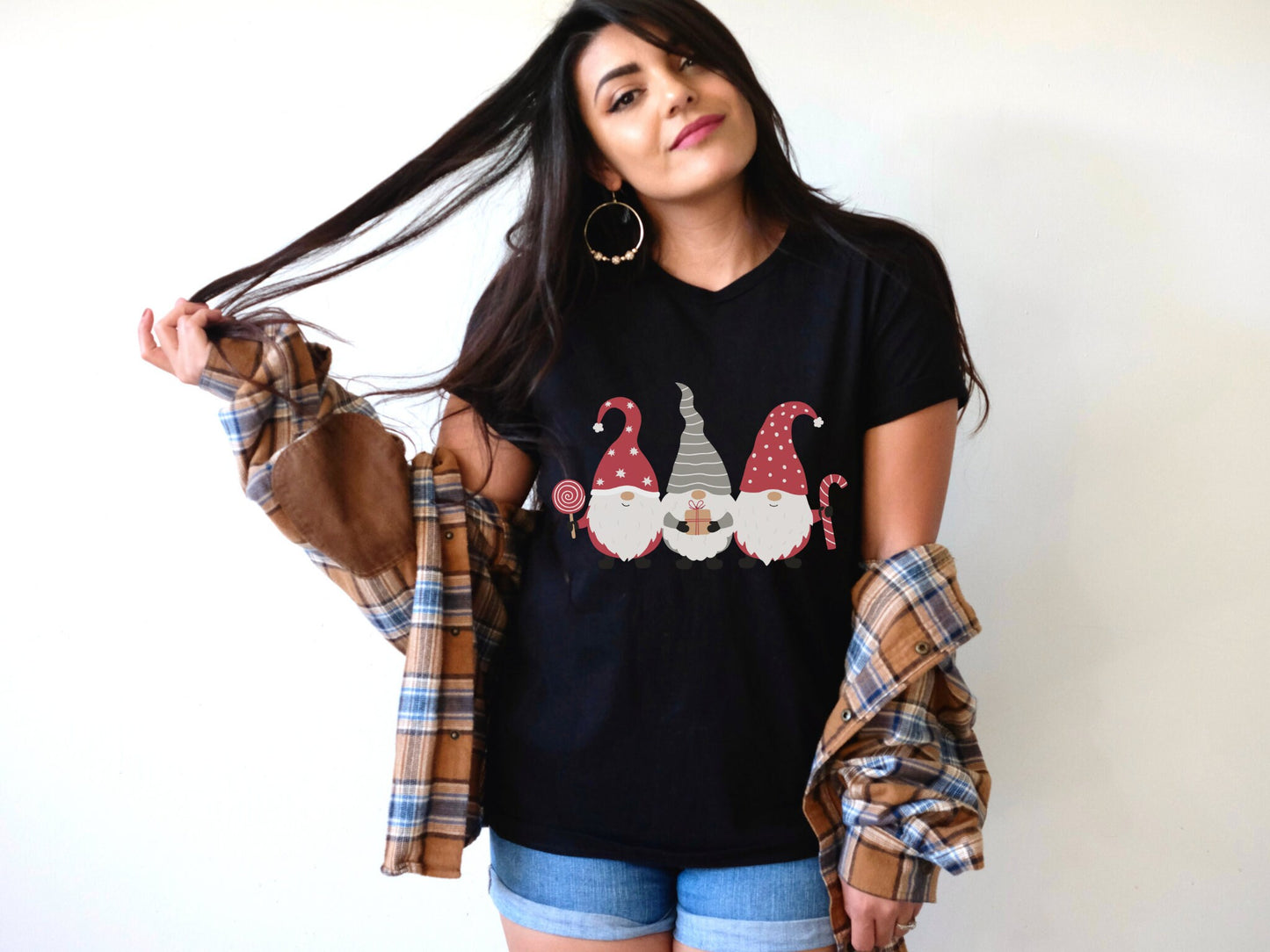 Gnome Christmas Shirt, Christmas Shirt for Women, Christmas shirt, Shirts For Christmas, Cute Christmas, Holiday Tee