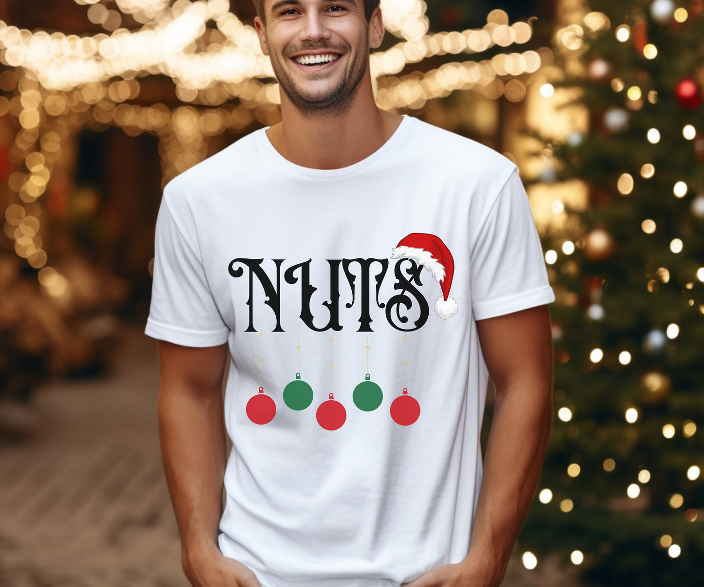 Chest Nuts Matching Shirts, Christmas Couples Shirt, Couple Gift