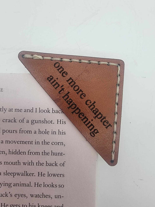 Bookmark, Leather Corner Bookmark, Book Lover Gift, Gift For Her