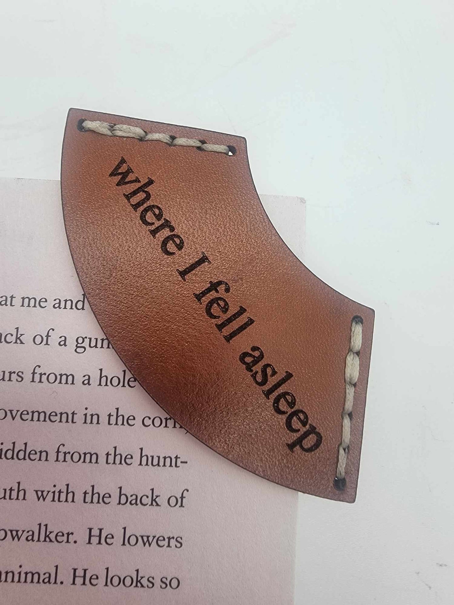 Bookmark, Leather Corner Bookmark, Book Lover Gift, Gift For Her