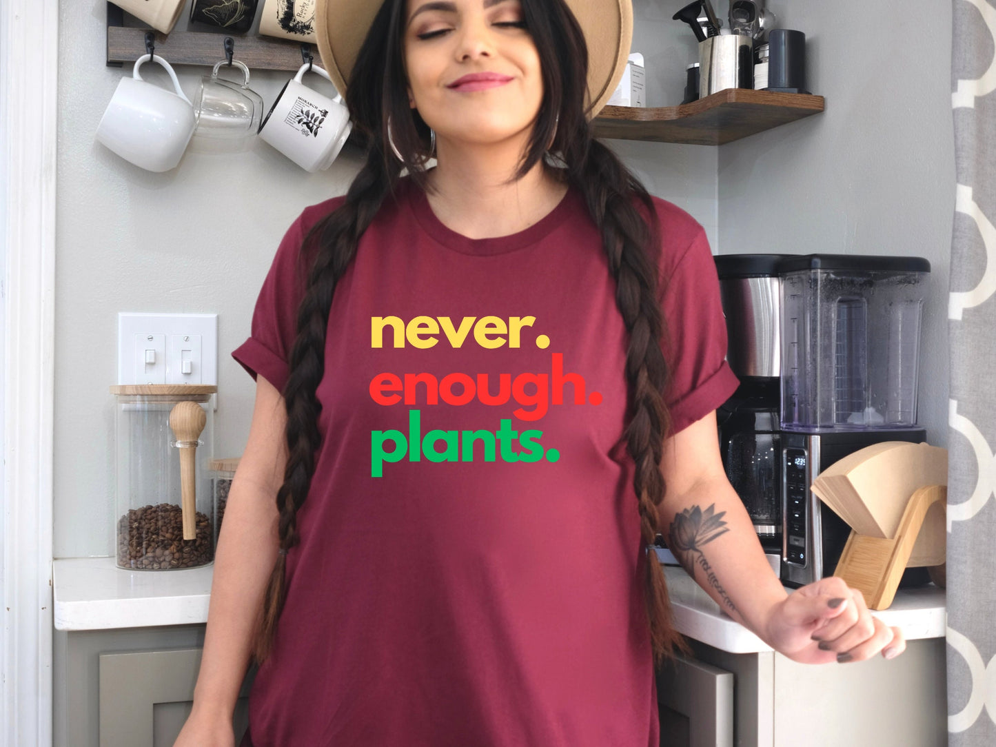 Plant Shirt, Plant Lover Gift, Plant Lover Shirt, Gardening Shirt, Plant T Shirt, Never Enough Plants Shirt, Gardening Gift