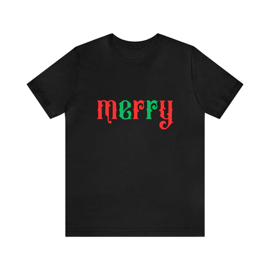 Merry Shirt, Christmas T-Shirt, Matching Holiday Shirts