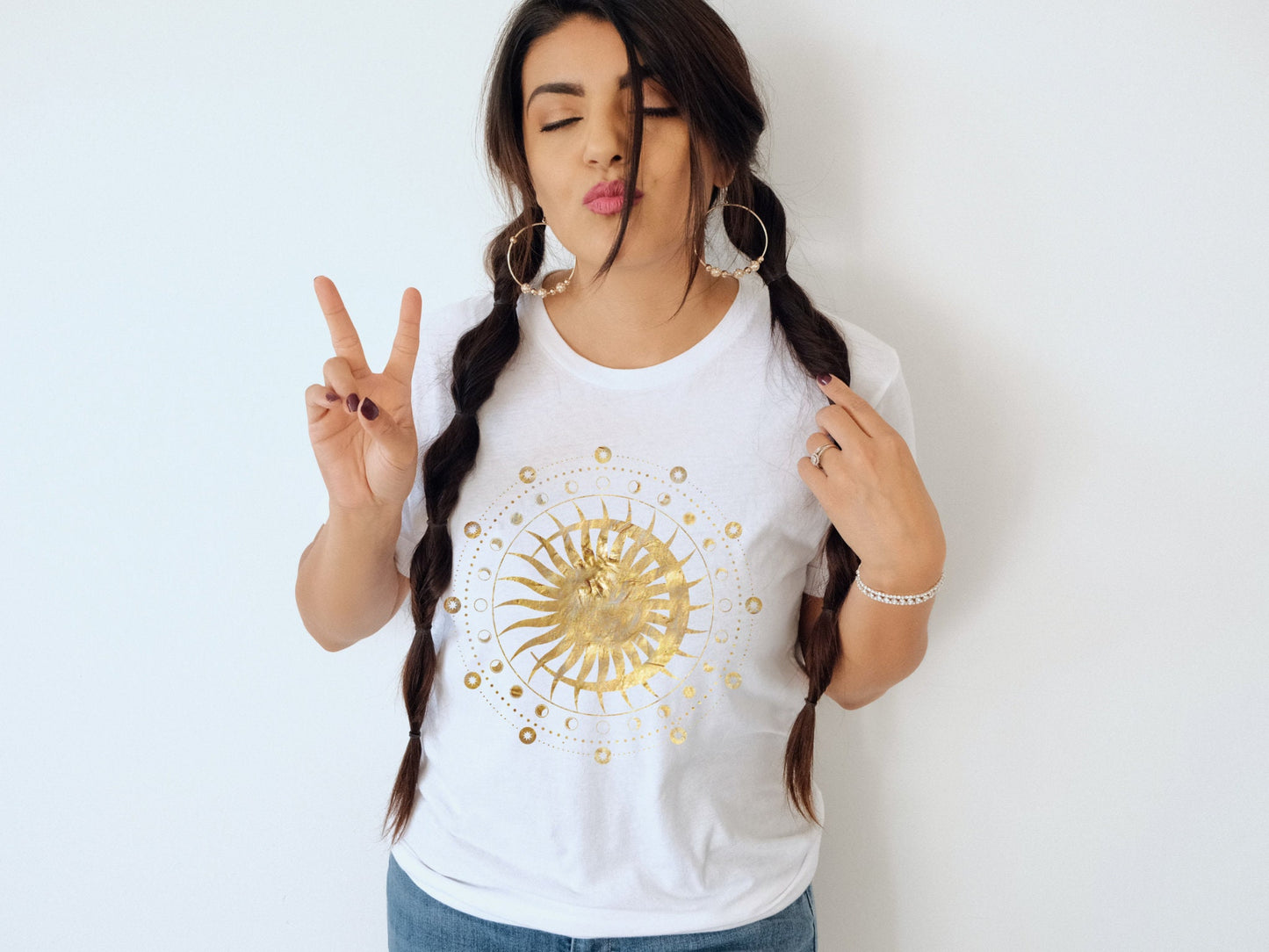 Mystic Moon Shirt, Mystical Moon Phase Shirt, Moon T-Shirt, Boho Vintage Moon Shirt, Celestial Moon Shirt, Spiritual T-Shirt