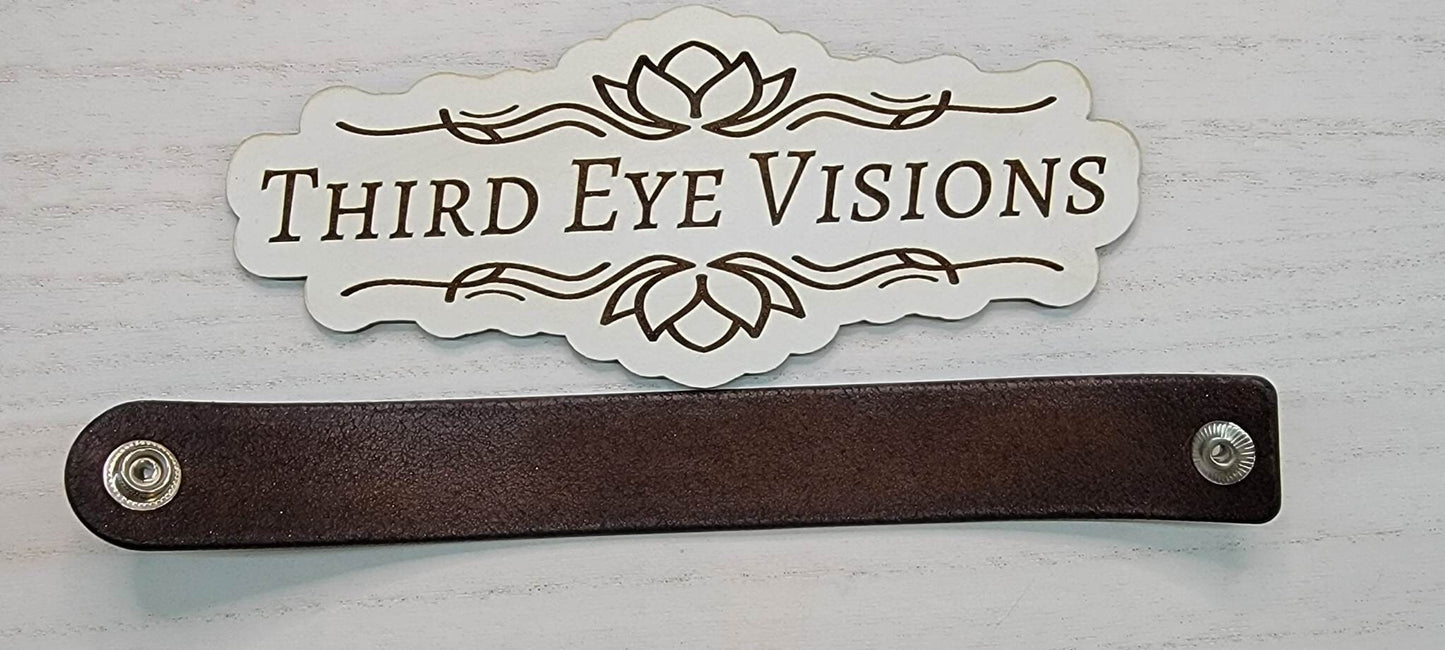 Leather Cuff Bracelet, We The People, handmade jewelry, gift for her, gift for him, patriotic jewelry