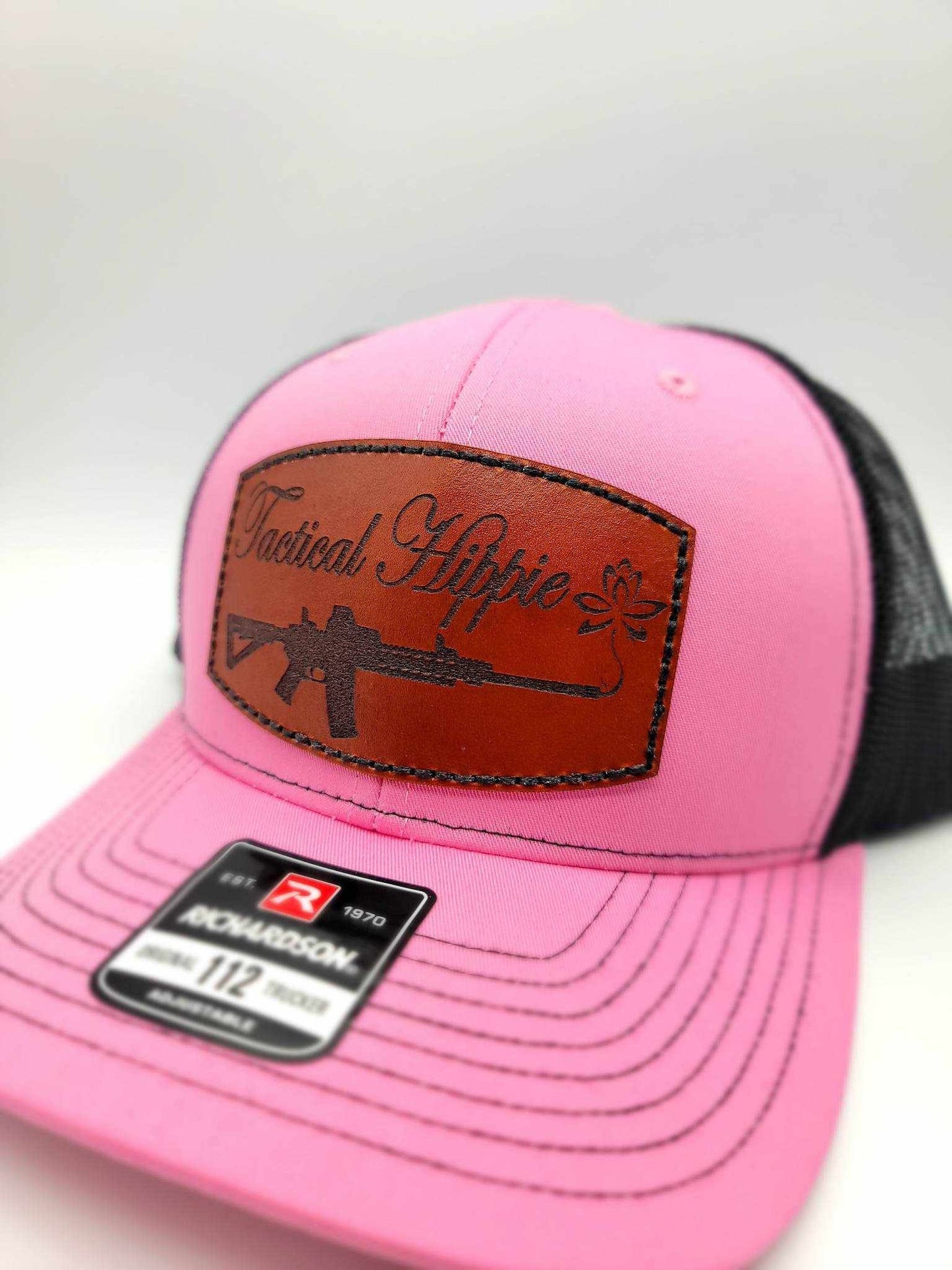 Tactical Hippie Leather Patch Hat