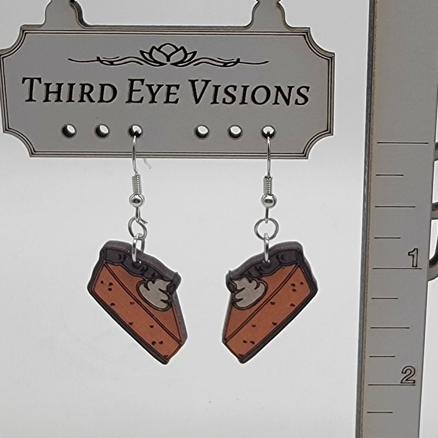 Pumpkin Pie, Sweet Potato Pie Dangle Earrings