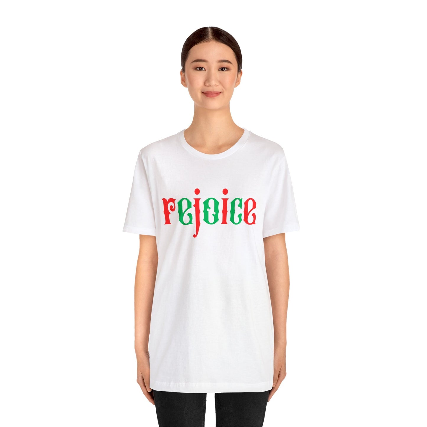 Rejoice Shirt, Christmas T-Shirt, Holiday T-Shirts, Matching Shirts, Gift For Her