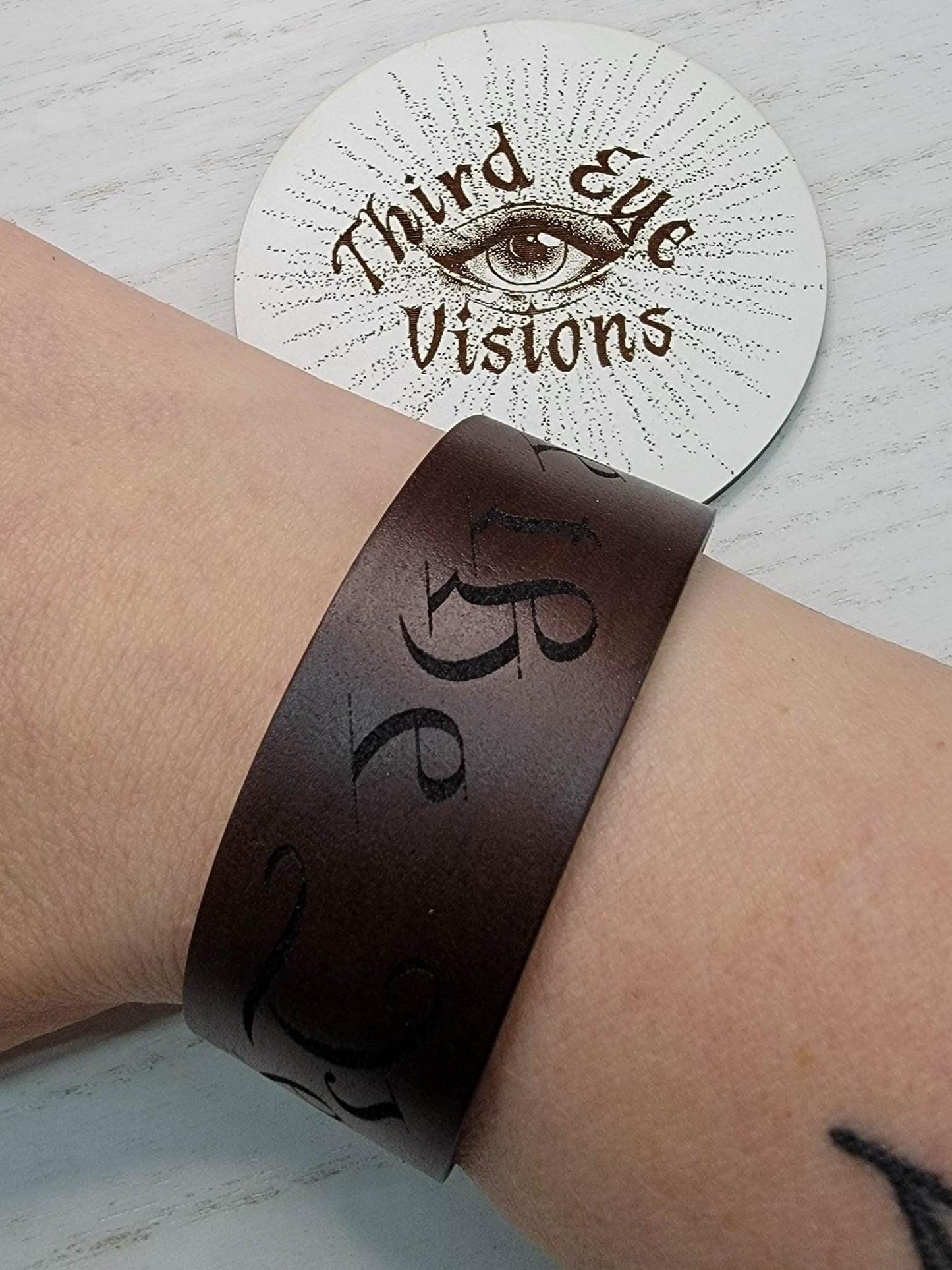 Leather Cuff Bracelet, We The People, handmade jewelry, gift for her, gift for him, patriotic jewelry