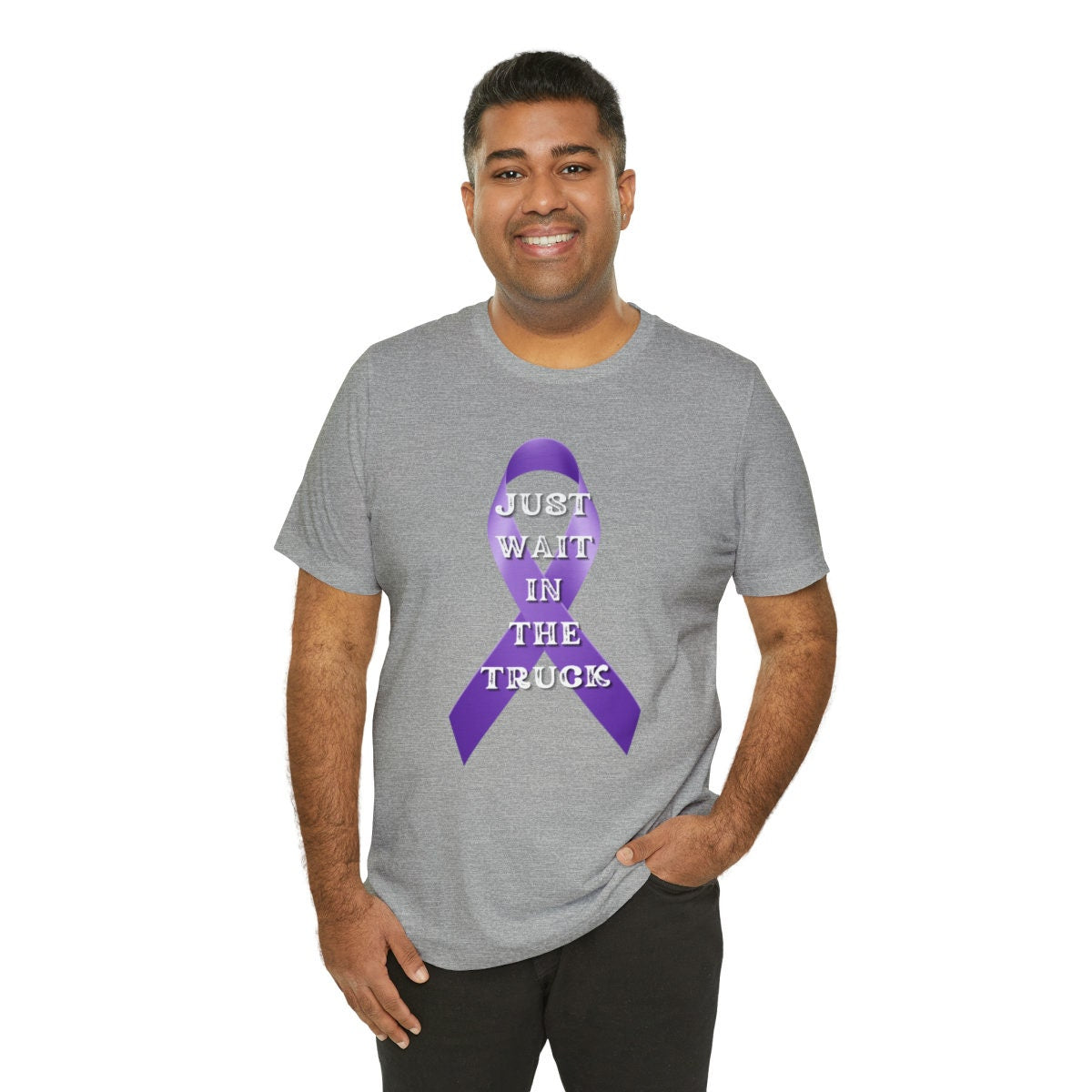 Domestic Violence Awareness Shirt - Just Wait In The Truck T-Shirt - Hardy