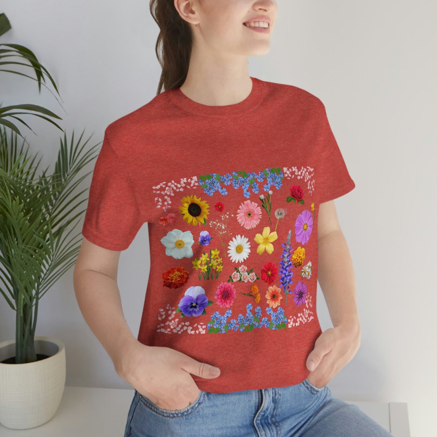 Wildflower Tshirt, Wild Flowers Shirt, Floral Tshirt, Flower Shirt, Gift for Women, Ladies Shirt