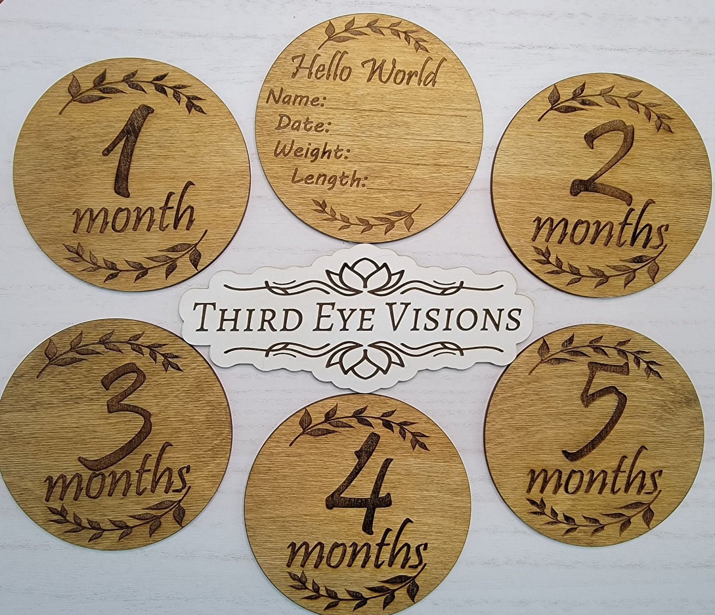 Baby Milestone Markers, Picture Props