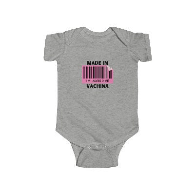 Made In Vachina,  Funny Onesie, Baby shirt, Baby One Piece Shirt, Funny Baby Shower Gift,Gag, Gift for baby, Funny baby shirt