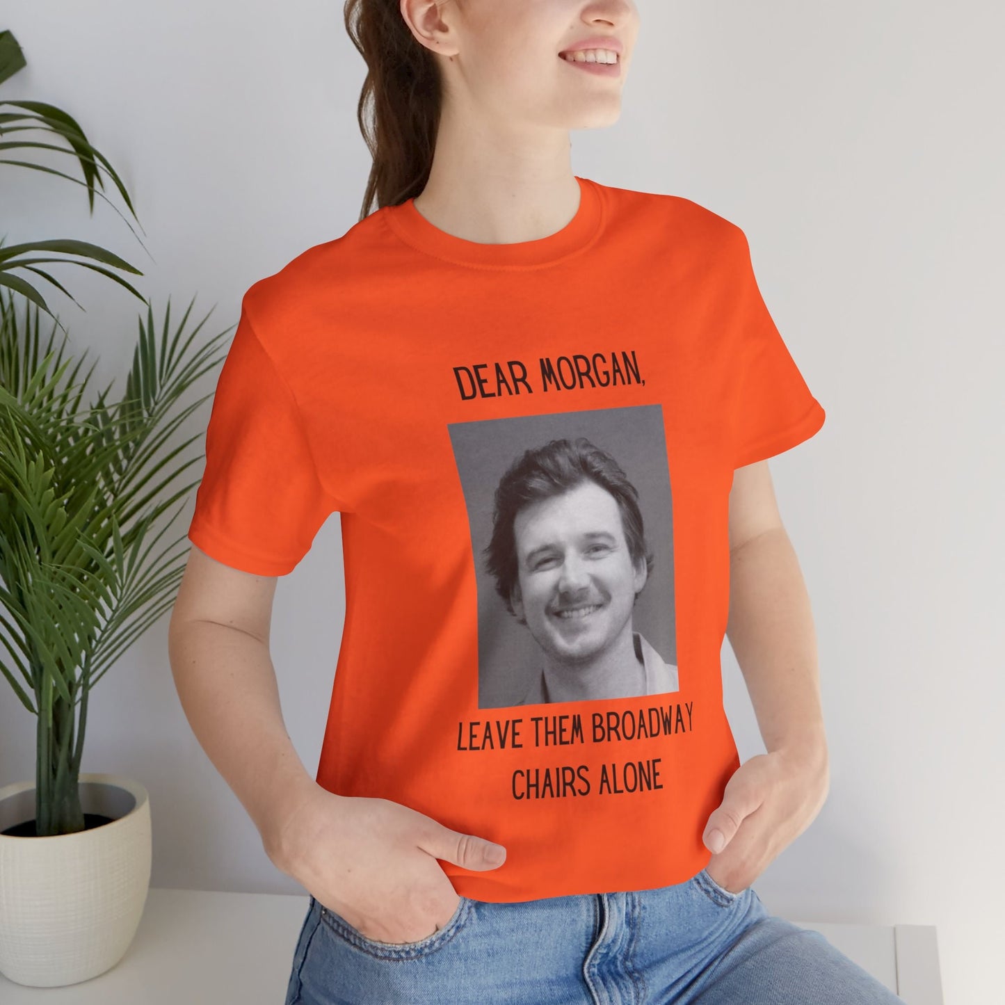 Morgan Wallen Chair T-Shirt, Dear Morgan, Broadway Chairs
