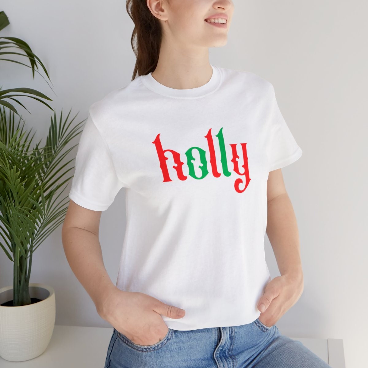 Holly Shirt, Christmas T-Shirt, Matching Holly Shirts, Gift For Him