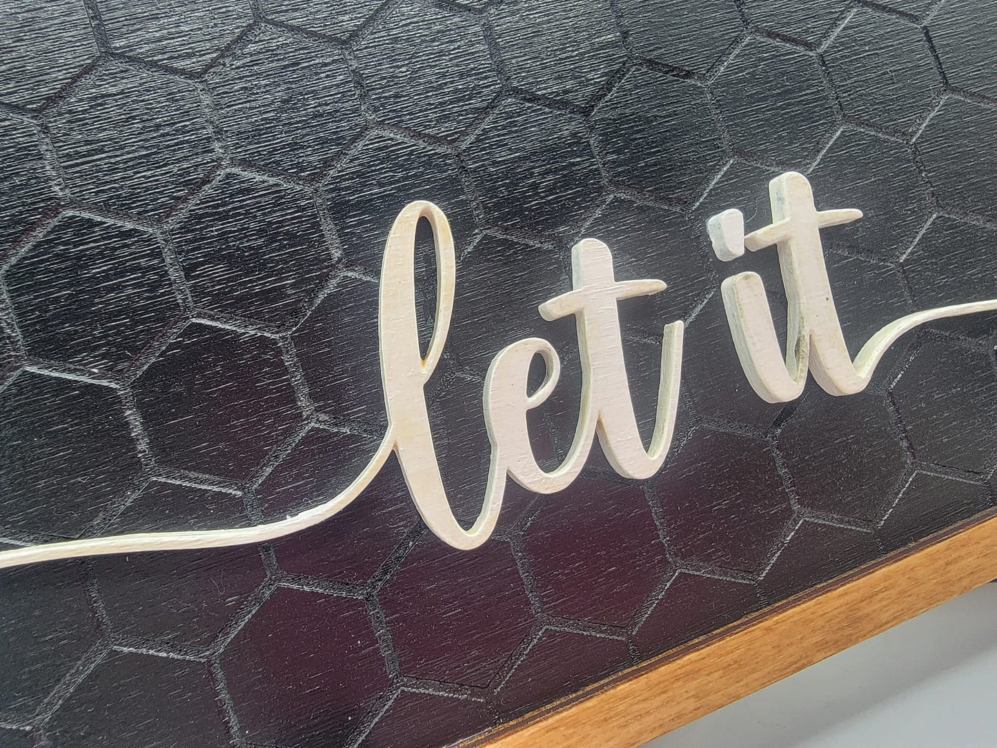 Let It Bee Wooden Sign, Bee Decoration