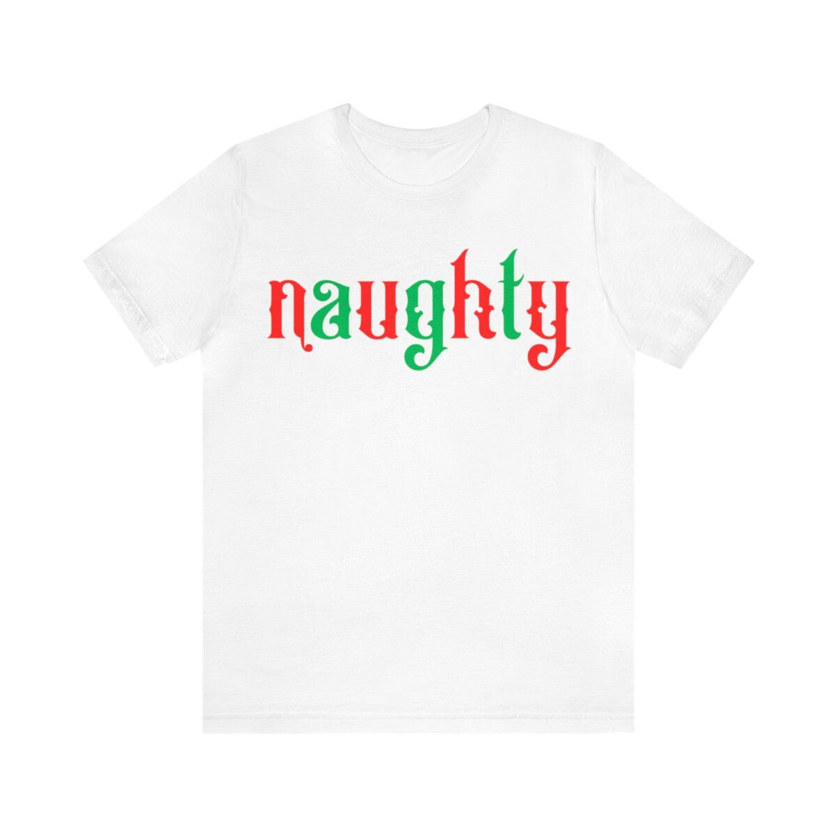 Naughty Shirt, Christmas T-Shirt, Holiday Naughty T-Shirts, Matching Shirts, Gift For Her