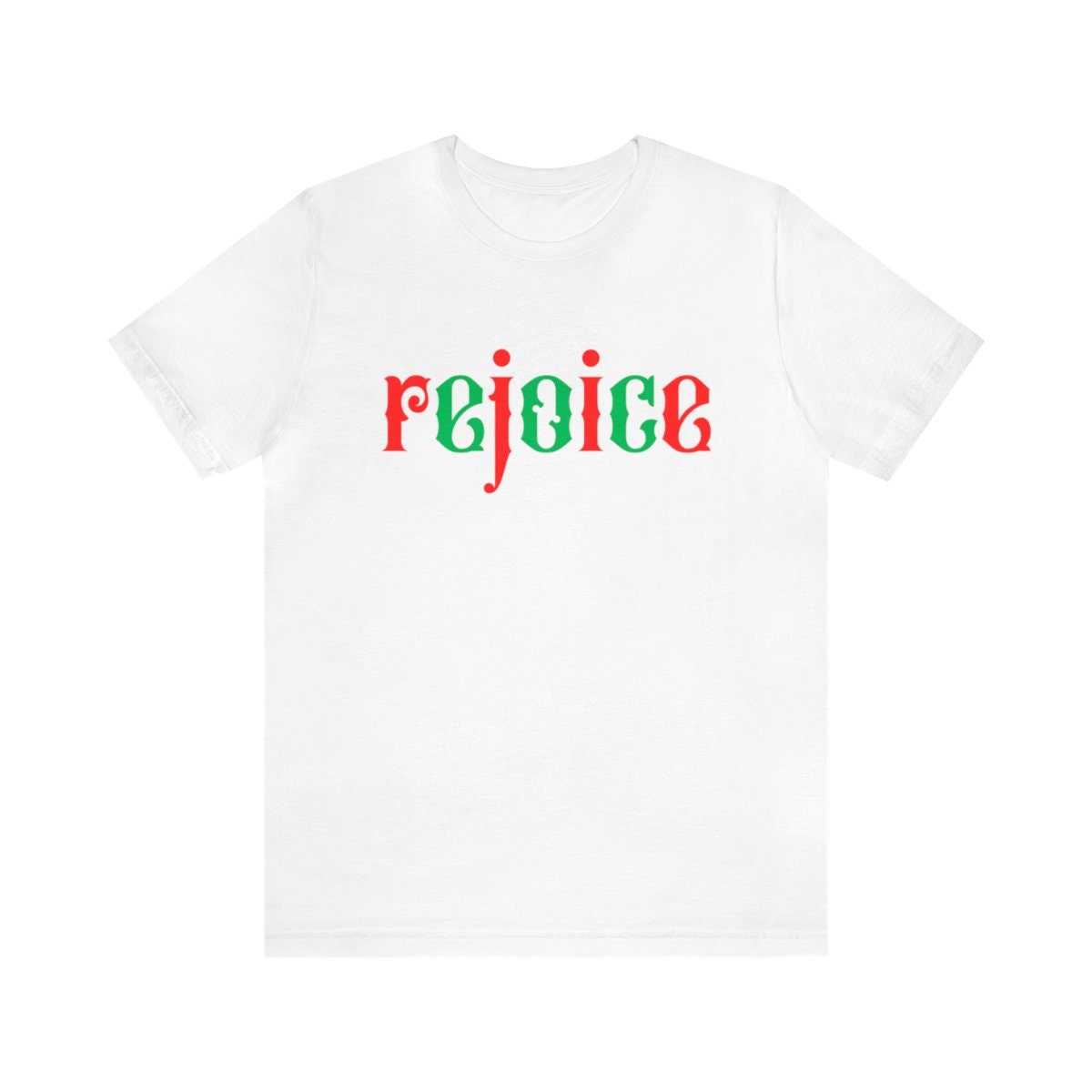Rejoice Shirt, Christmas T-Shirt, Holiday T-Shirts, Matching Shirts, Gift For Her