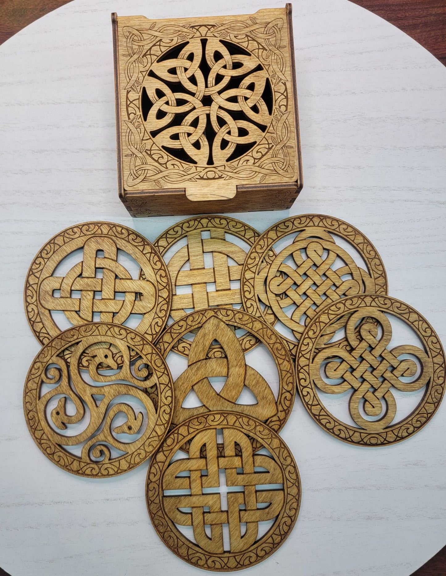 Celtic Coaster set, with box