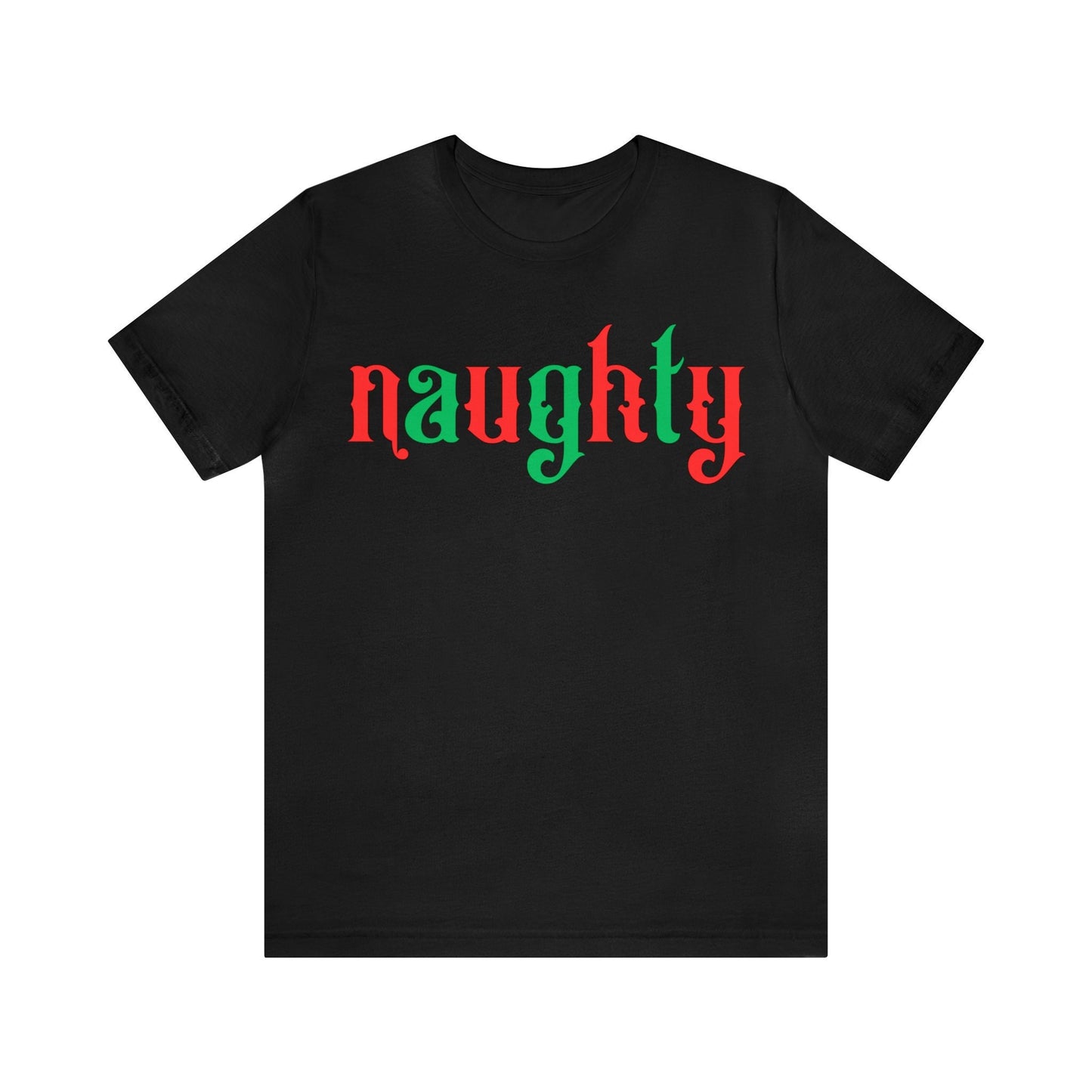 Naughty Shirt, Christmas T-Shirt, Holiday Naughty T-Shirts, Matching Shirts, Gift For Her